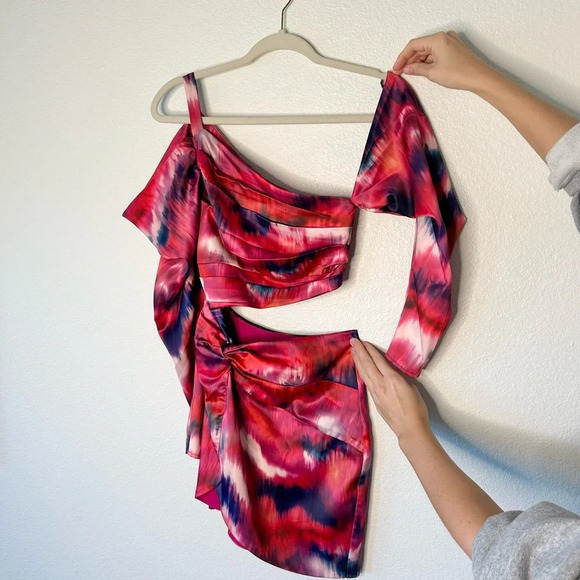 Lovers and Friends Santa Monica Mini Dress in Lyza Dye - Picture 5 of 9